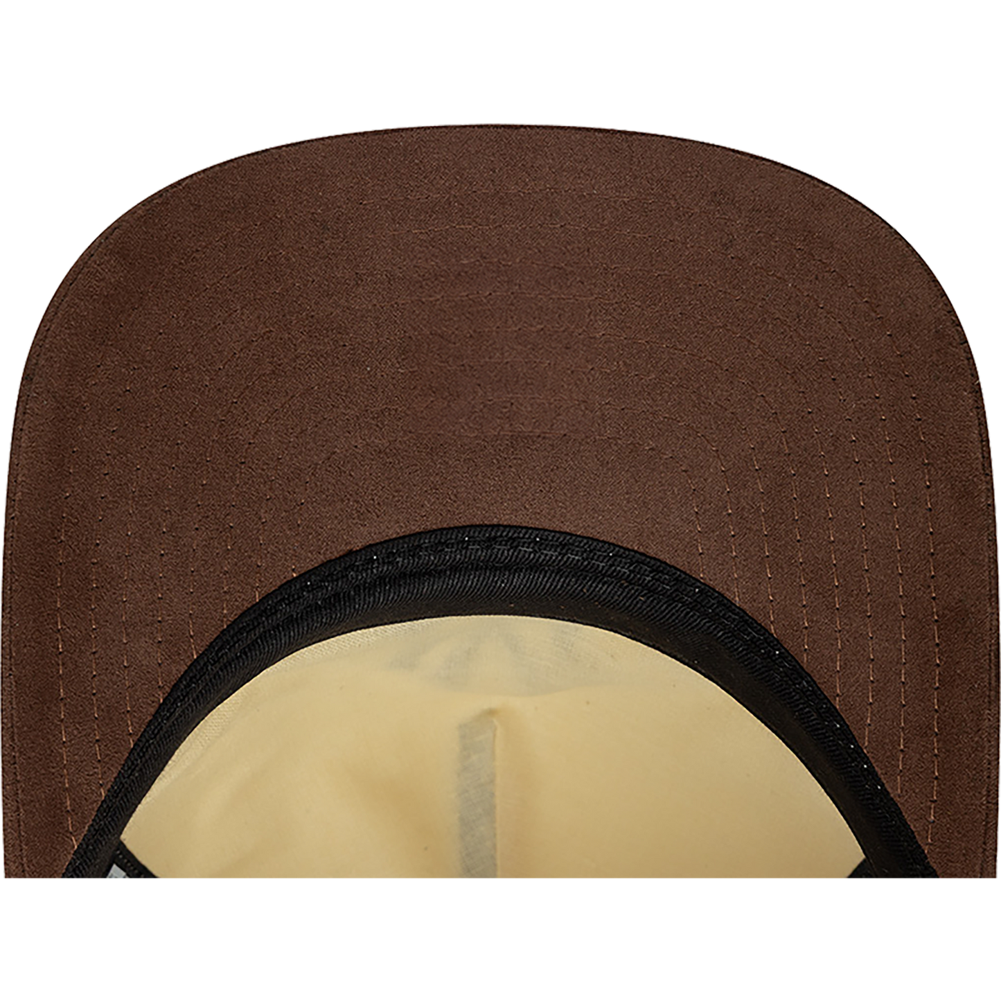New Era Yankees 9FIFTY A Frame Suede Visor Cap - Men's - White/Brown
