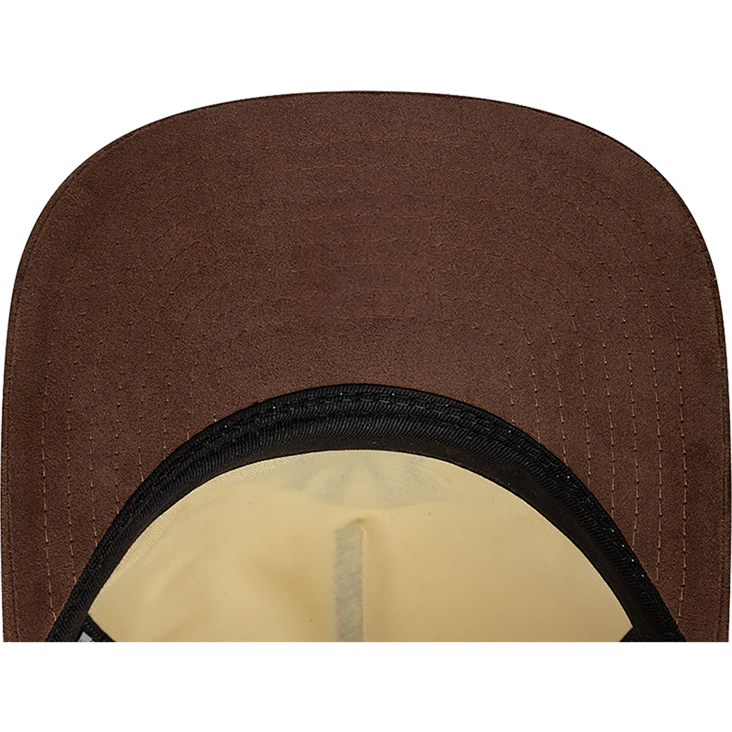 New Era Yankees 9FIFTY A Frame Suede Visor Cap - Men's - White/Brown