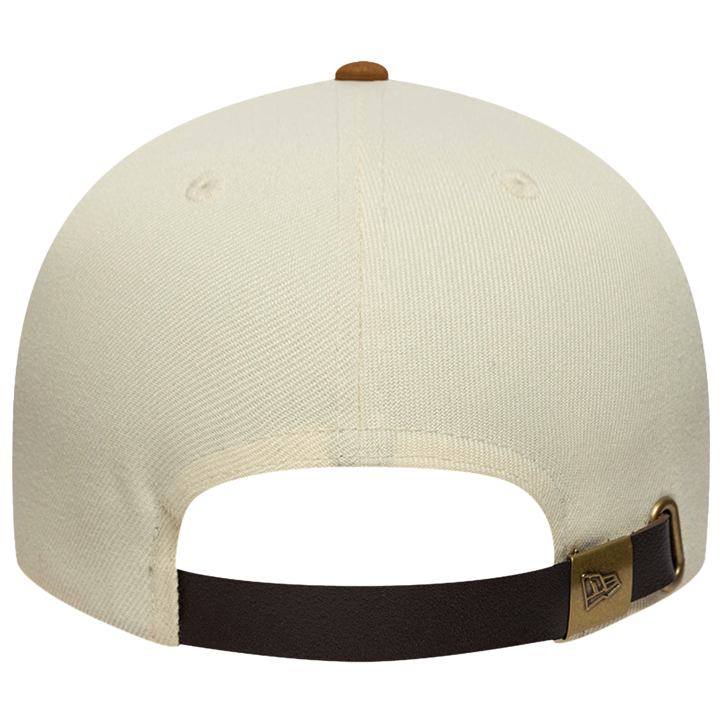 New Era Dodgers 9FIFTY A Frame Suede Visor Cap - Men's - White/Tan
