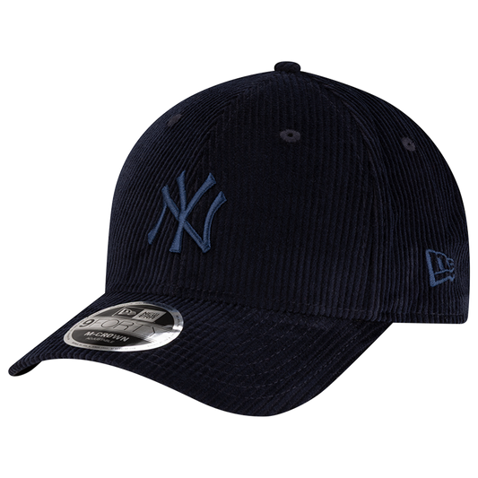 New Era Yankees 9FORTY Cord MC Cap - Men's - Navy/Navy