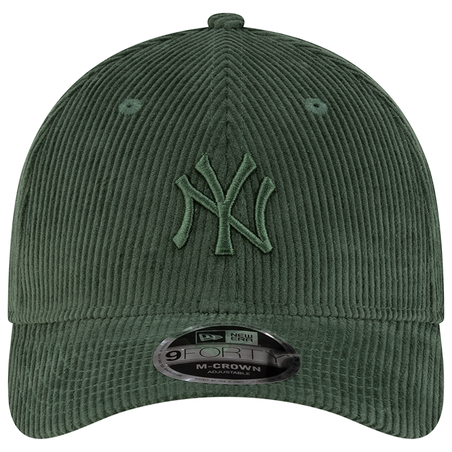 New Era Yankees 9FORTY Cord MC Cap - Men's - Green/Green