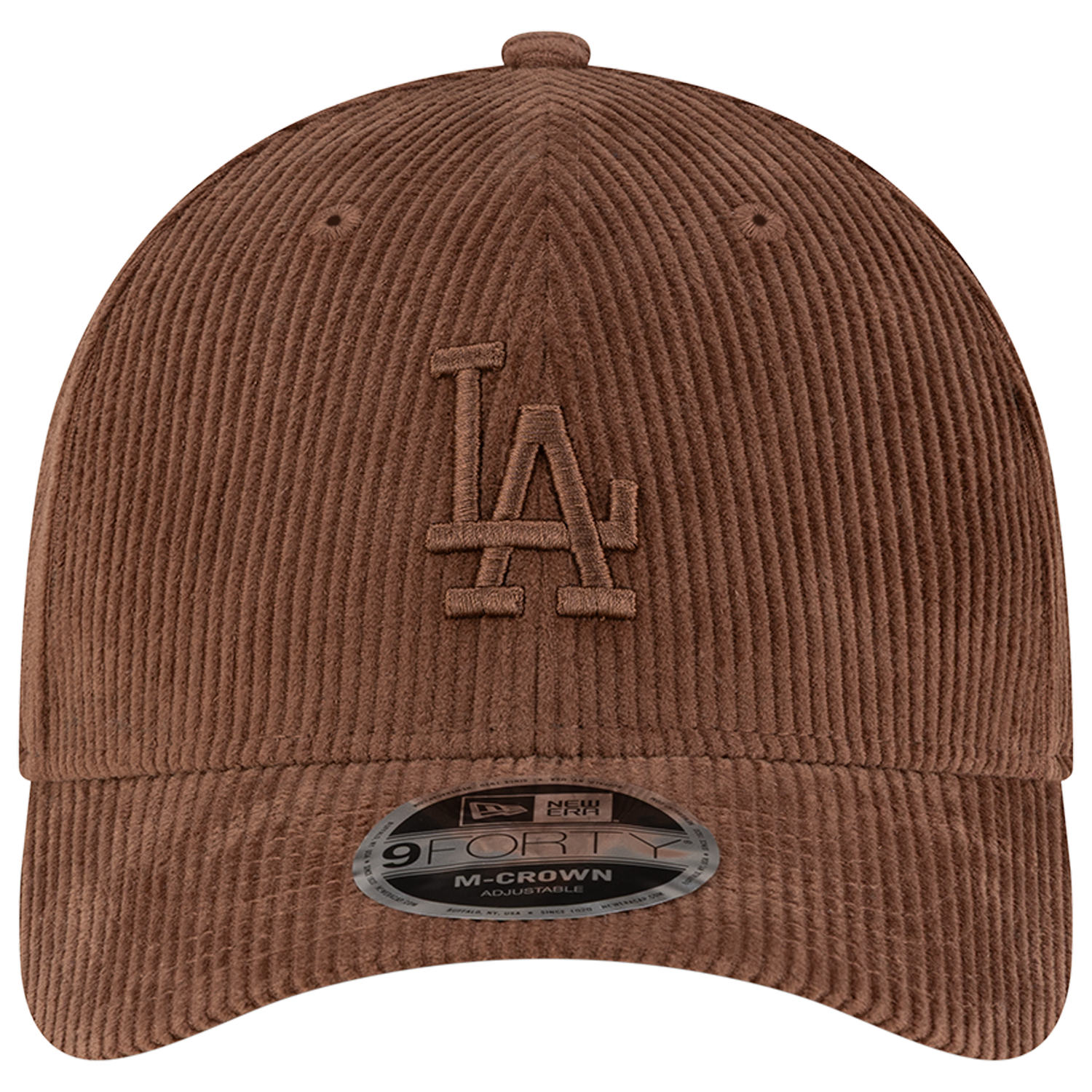 New Era Dodgers 9FORTY Cord MC Cap - Men's - Brown/Brown