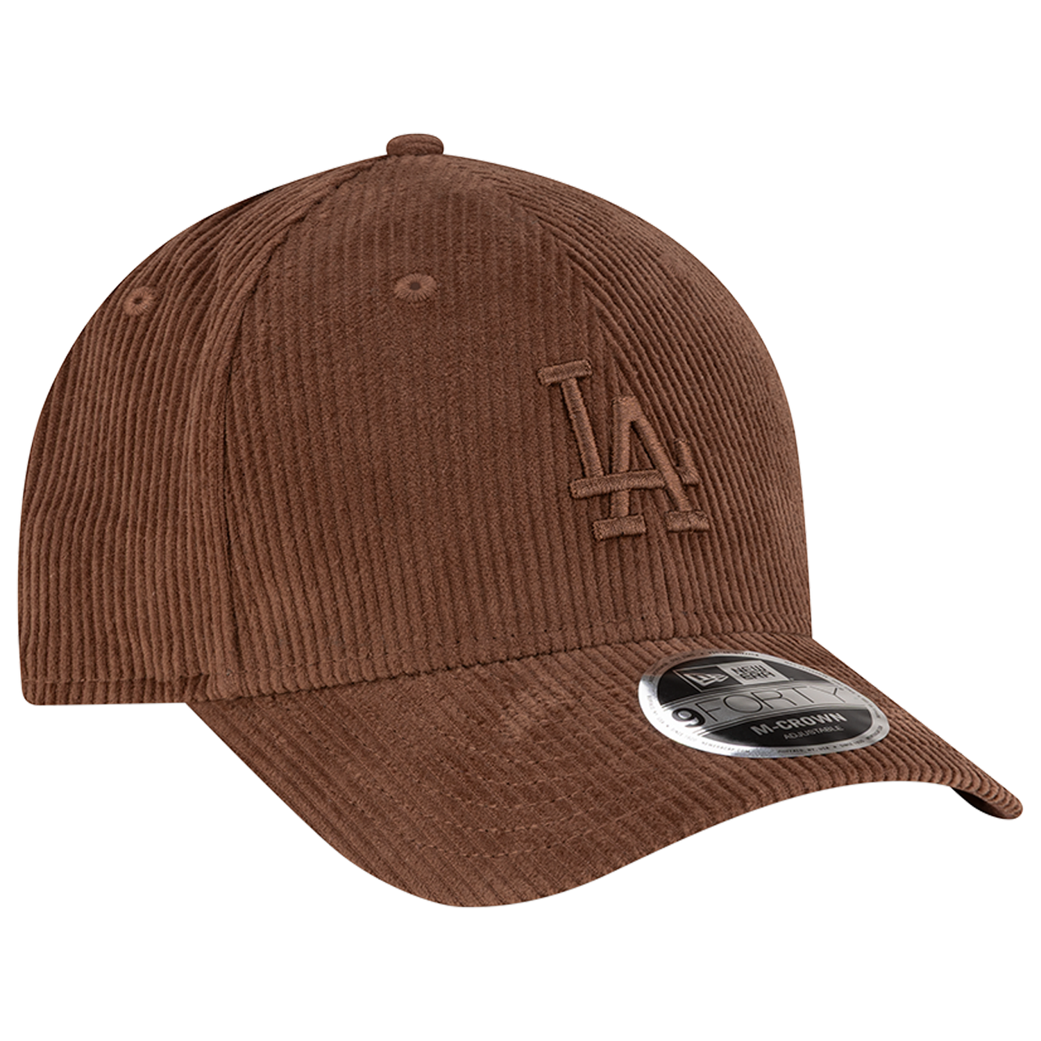 New Era Dodgers 9FORTY Cord MC Cap - Men's - Brown/Brown