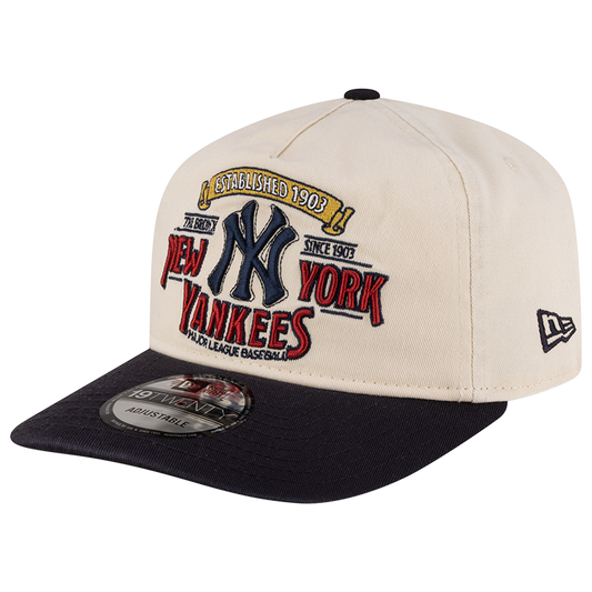 New Era Yankees 19TWENTY Washed Graphic Cap - Men's - White/Navy
