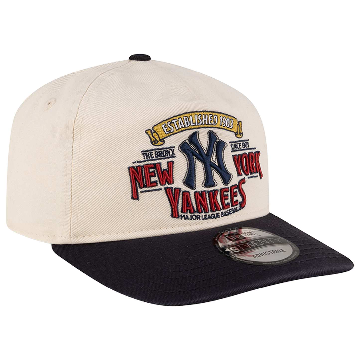 New Era Yankees 19TWENTY Washed Graphic Cap - Men's - White/Navy