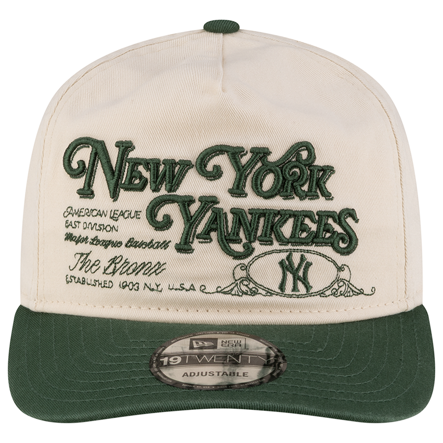 New Era Yankees 19TWENTY Washed Graphic Cap - Men's - White/Green