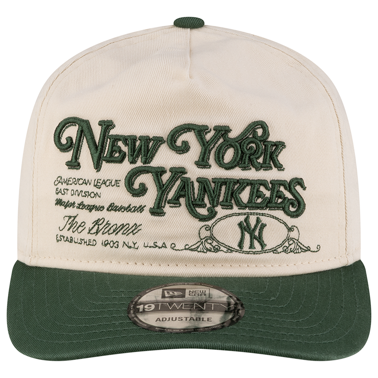 New Era Yankees 19TWENTY Washed Graphic Cap - Men's - White/Green