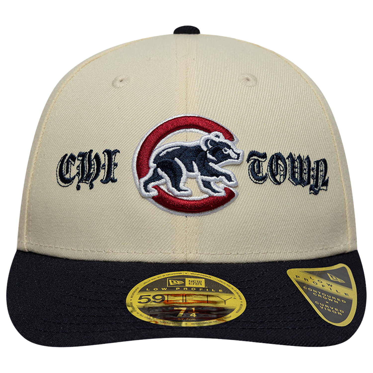 New Era Cubs 59FIFTY Coops Logo LP Cap - Men's - White/Navy