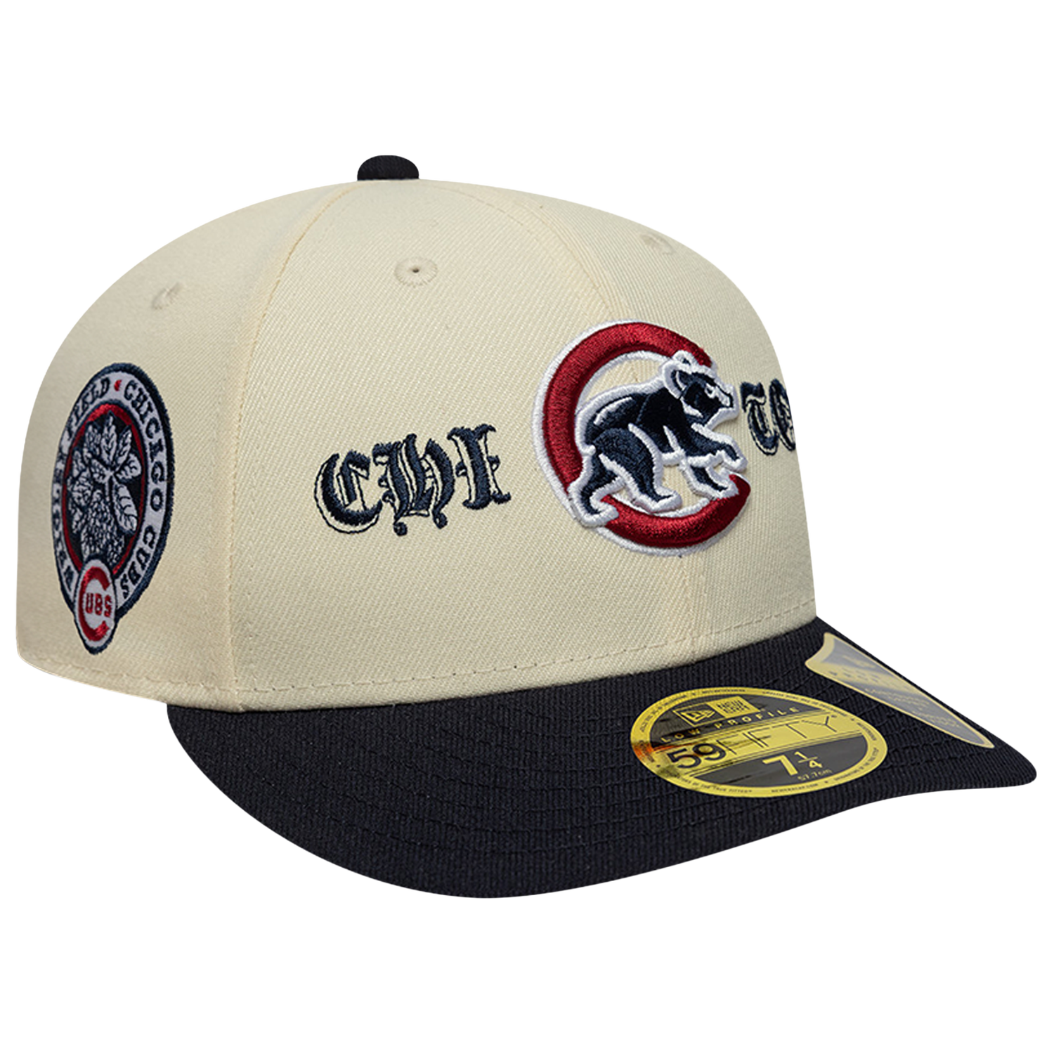 New Era Cubs 59FIFTY Coops Logo LP Cap - Men's - White/Navy