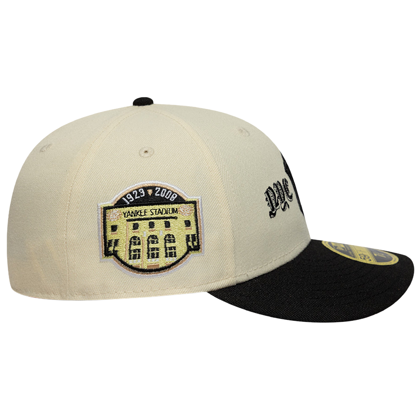 New Era Yankees 59FIFTY Coops Logo LP Cap - Men's - Black/White
