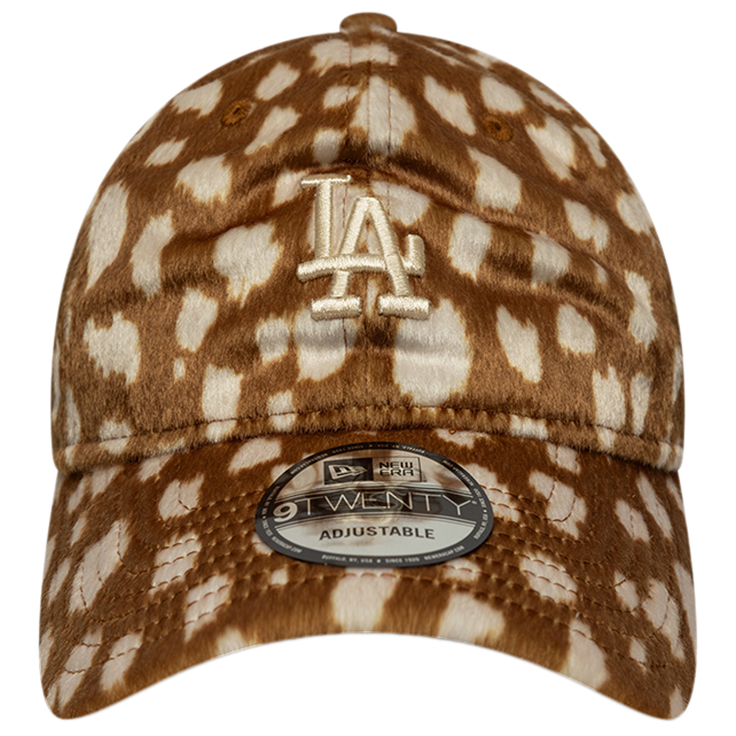 New Era Dodgers 9TWENTY Animal Print Cap - Men's - Tan/Multi