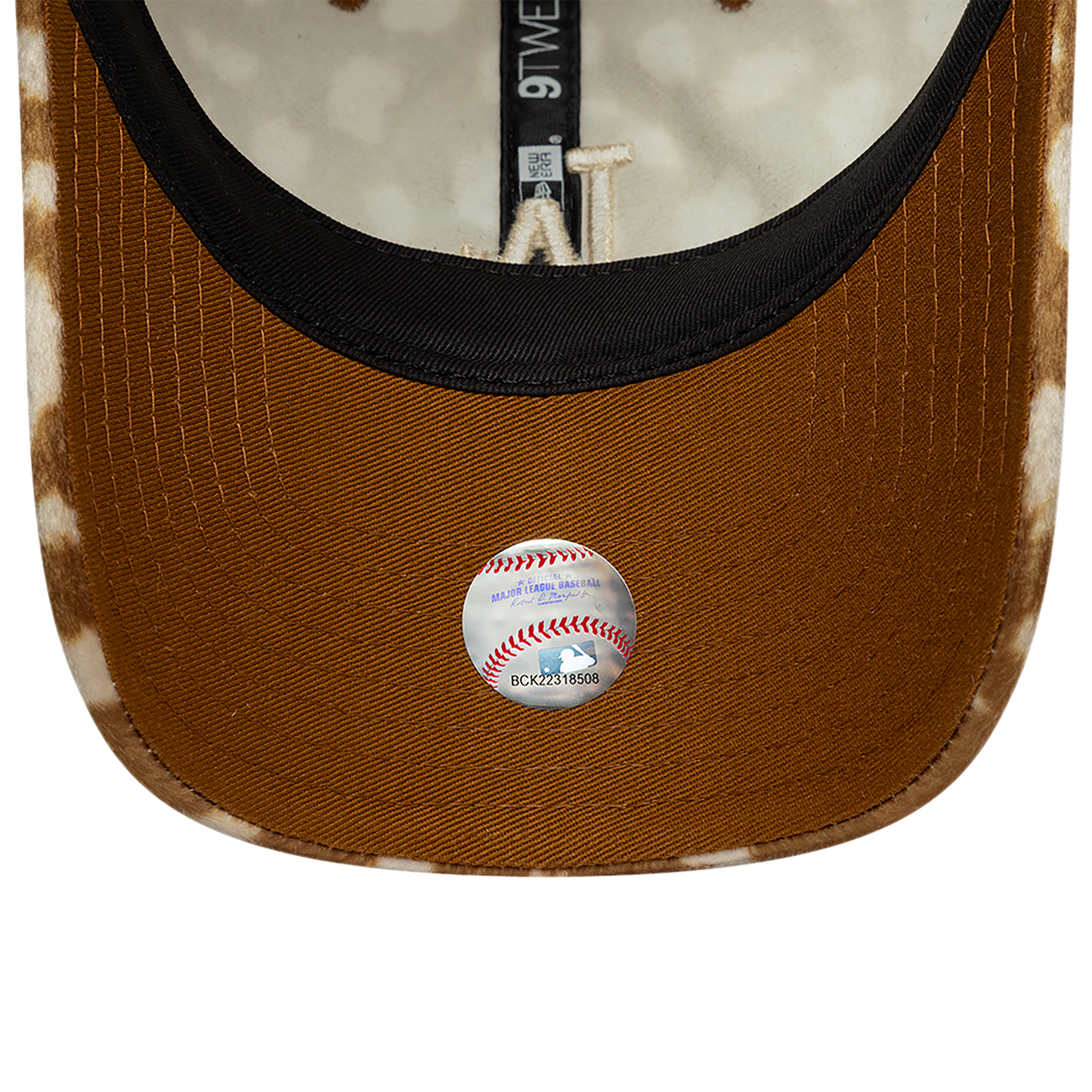 New Era Dodgers 9TWENTY Animal Print Cap - Men's - Tan/Multi
