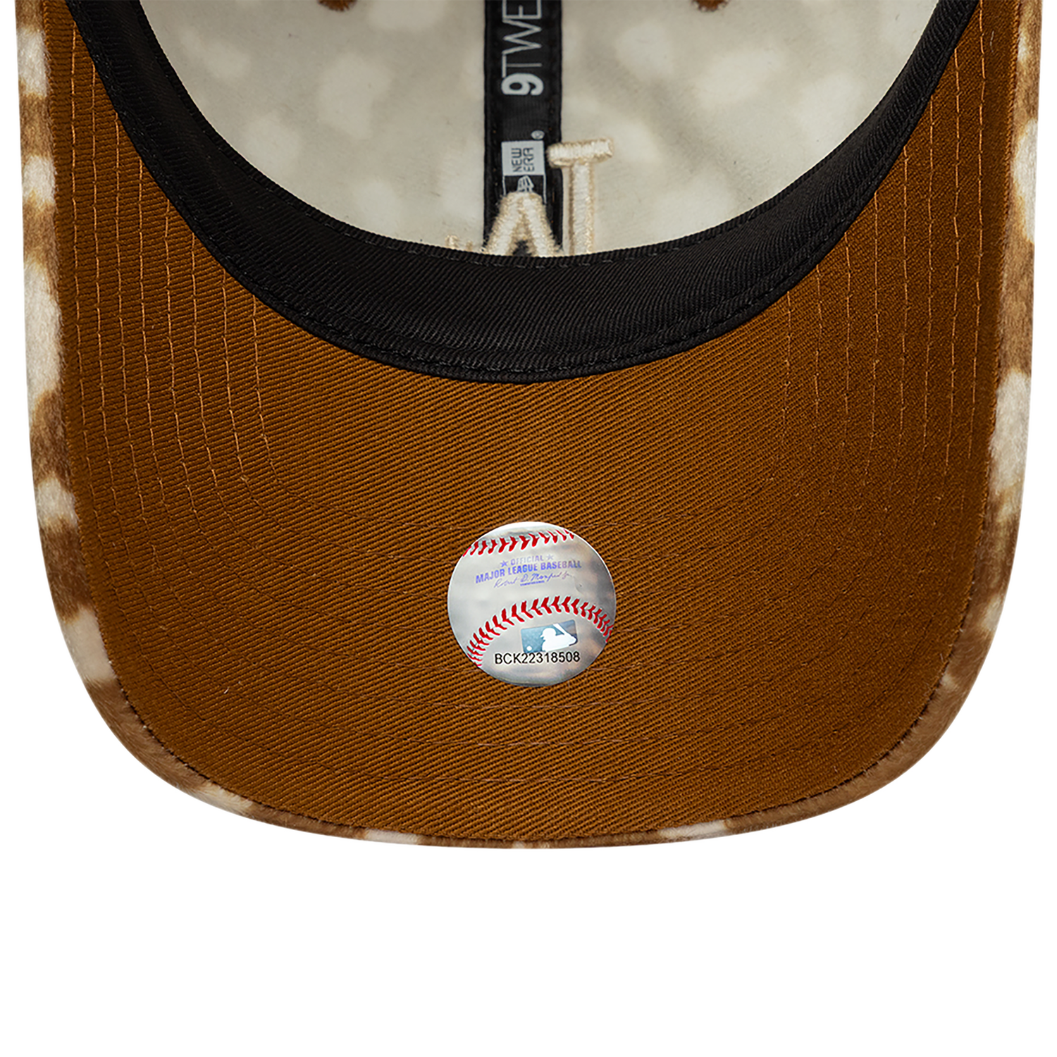 New Era Dodgers 9TWENTY Animal Print Cap - Men's - Tan/Multi