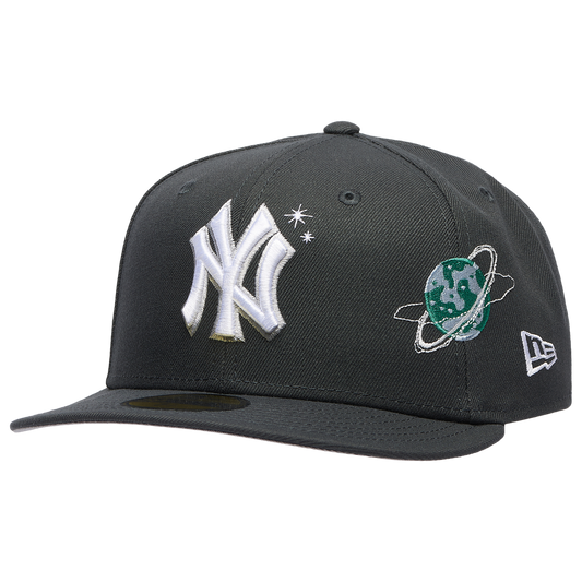 New Era Yankees Planet Icon PC Cap - Men's - Navy/Charcoal