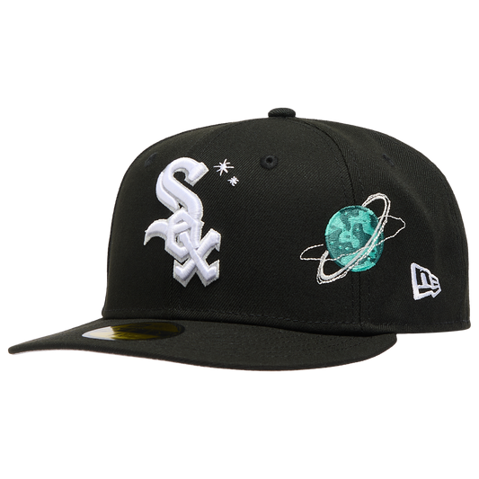 New Era White Sox Planet Icon PC Cap - Men's - Teal/Black