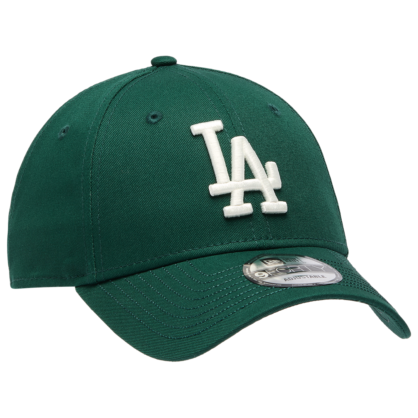 New Era Dodgers Visor Script 9FORTY Cap - Men's - Green/White