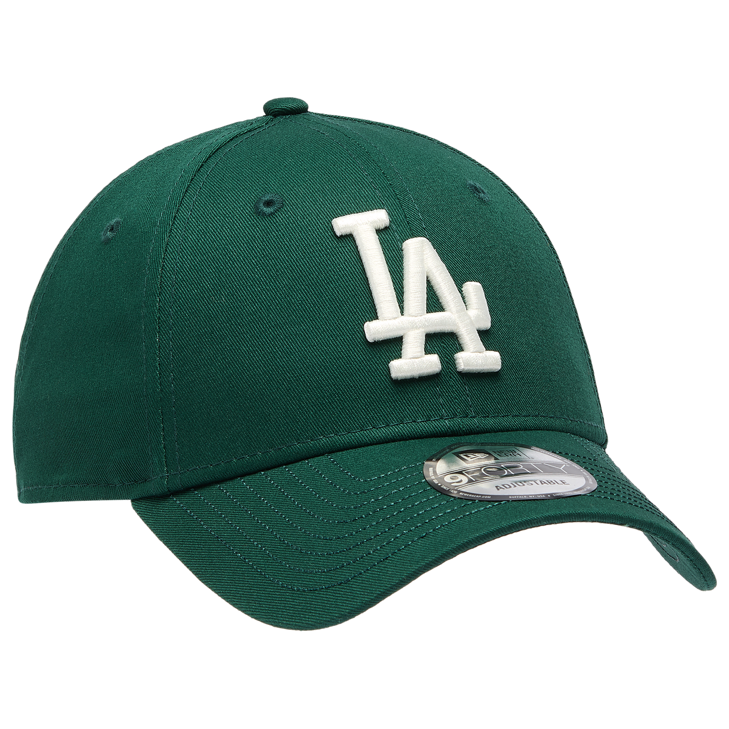 New Era Dodgers Visor Script 9FORTY Cap - Men's - Green/White