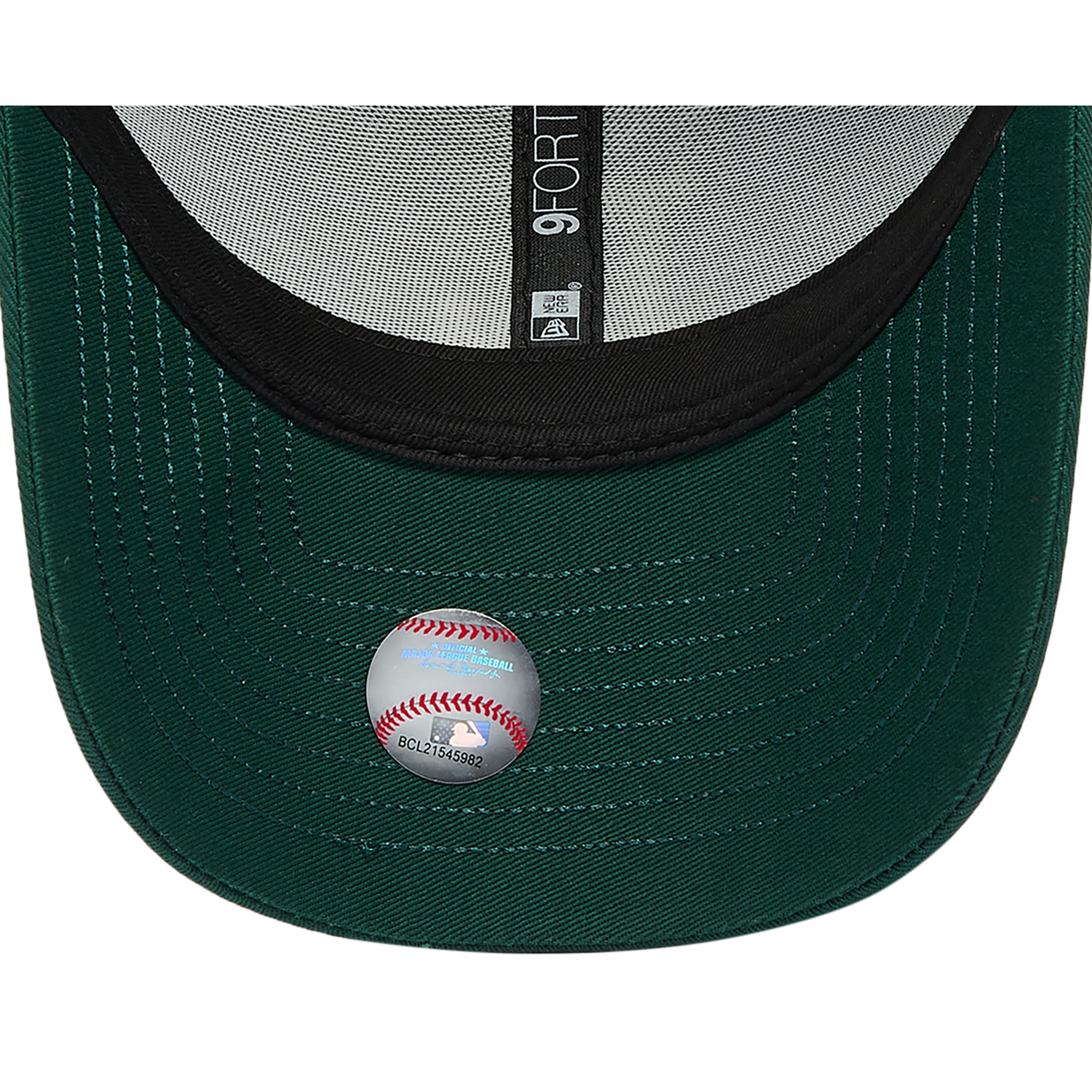 New Era Dodgers Visor Script 9FORTY Cap - Men's - Green/White