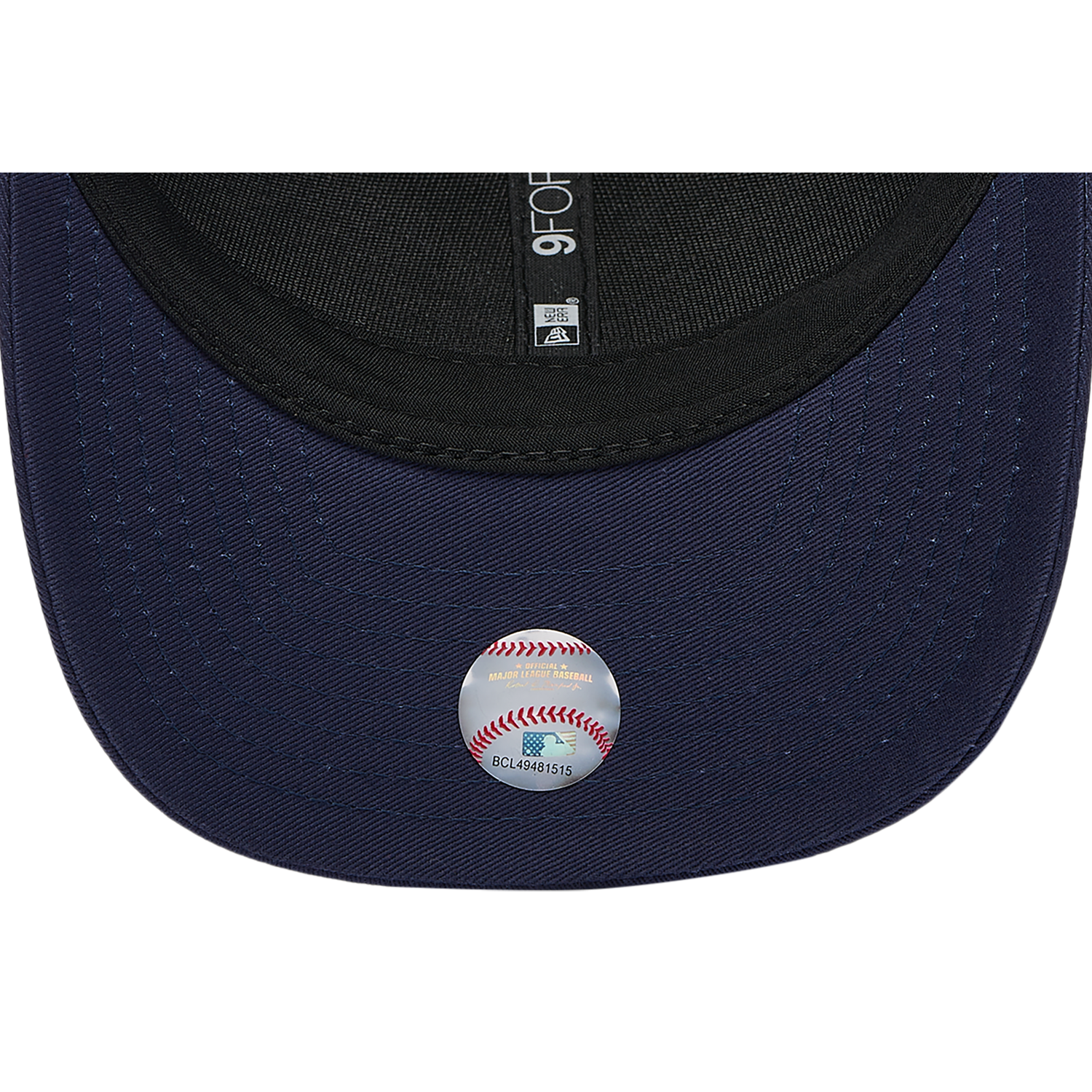 New Era Braves WS Patch 9FORTY Cap - Men's - Navy/Gold