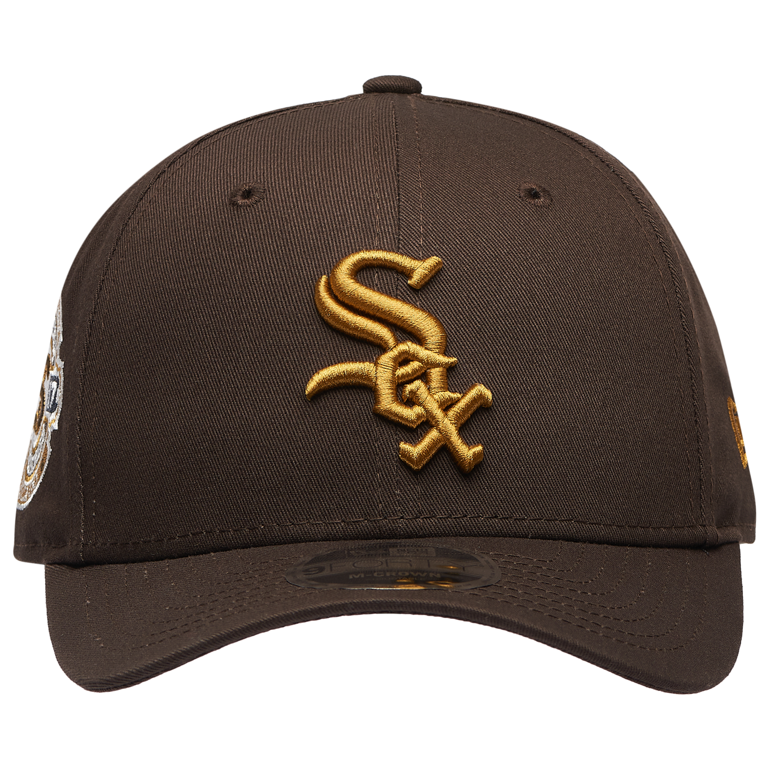 New Era White Sox WS Patch 9FORTY Cap - Men's - Gold/Dark Brown