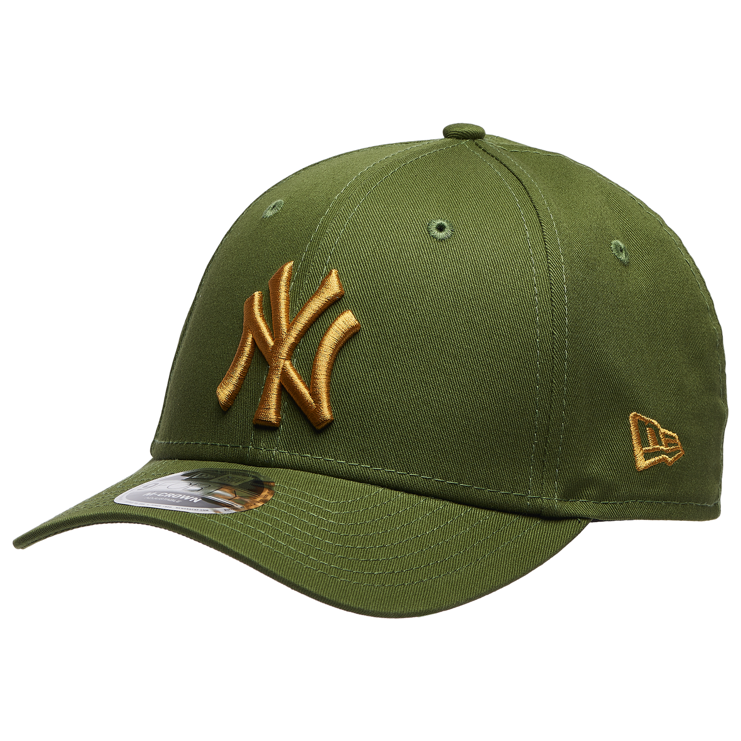 New Era Yankees WS Patch 9FORTY Cap - Men's - Gold/Dark Green