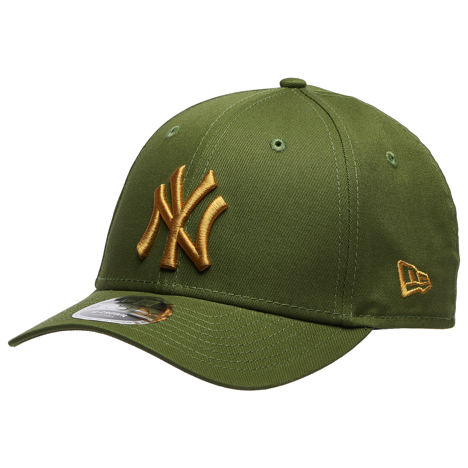 New Era Yankees WS Patch 9FORTY Cap - Men's - Gold/Dark Green