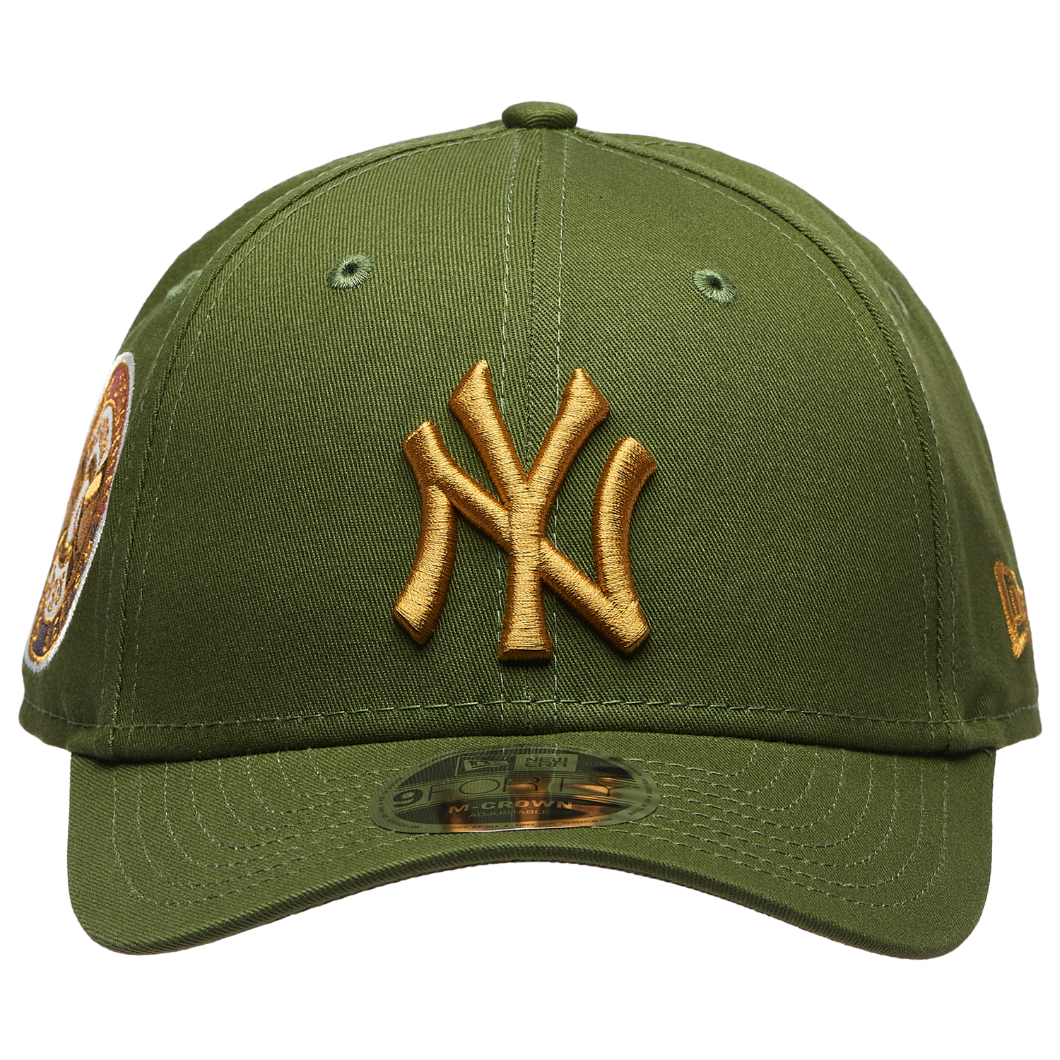New Era Yankees WS Patch 9FORTY Cap - Men's - Gold/Dark Green