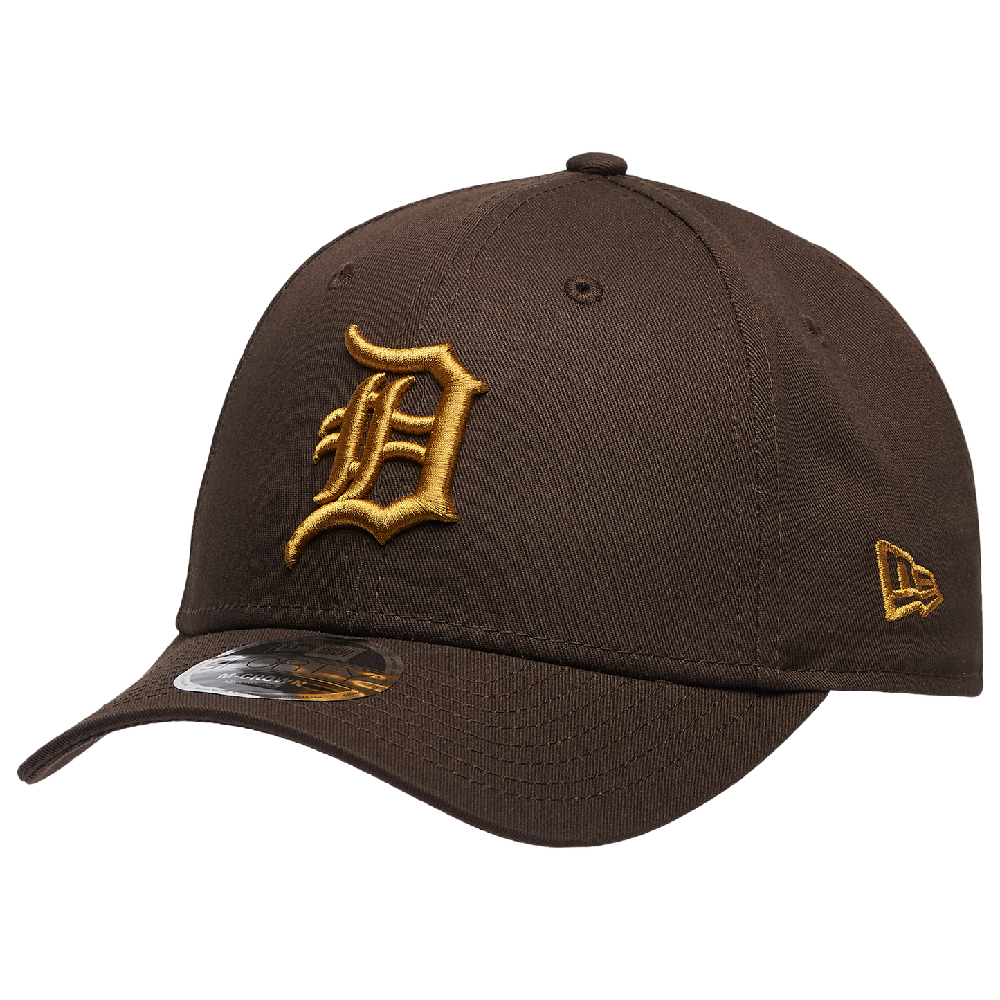 New Era Tigers WS Patch 9FORTY Cap - Men's - Dark Brown/Gold