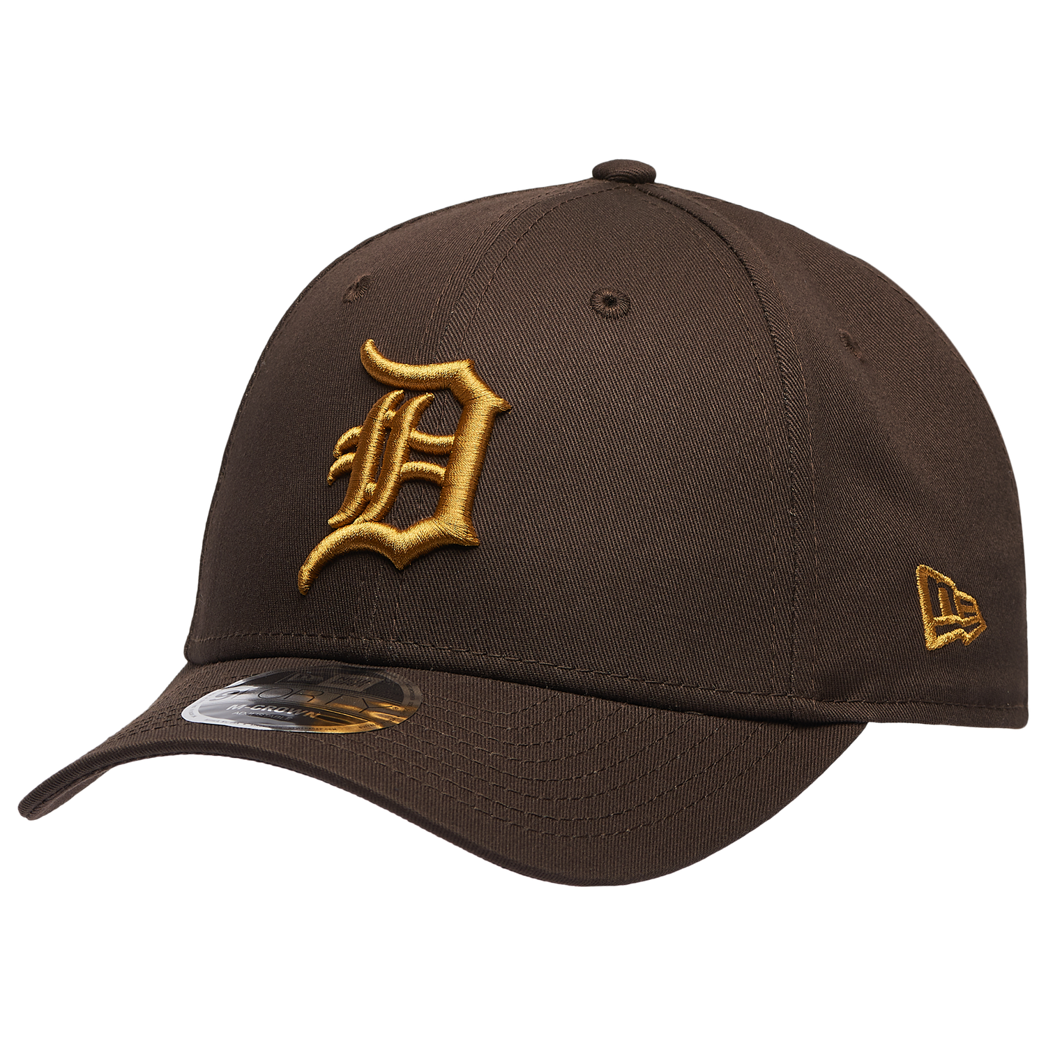 New Era Tigers WS Patch 9FORTY Cap - Men's - Dark Brown/Gold