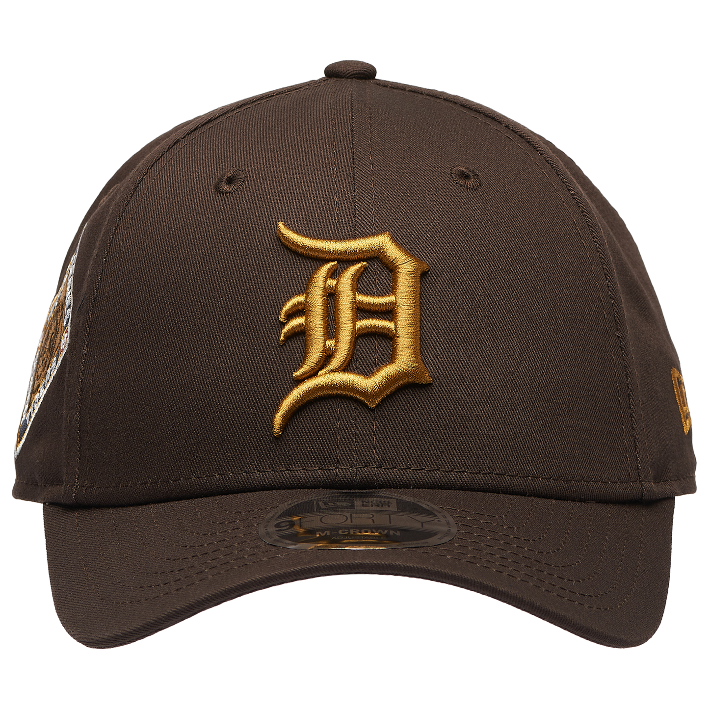 New Era Tigers WS Patch 9FORTY Cap - Men's - Dark Brown/Gold