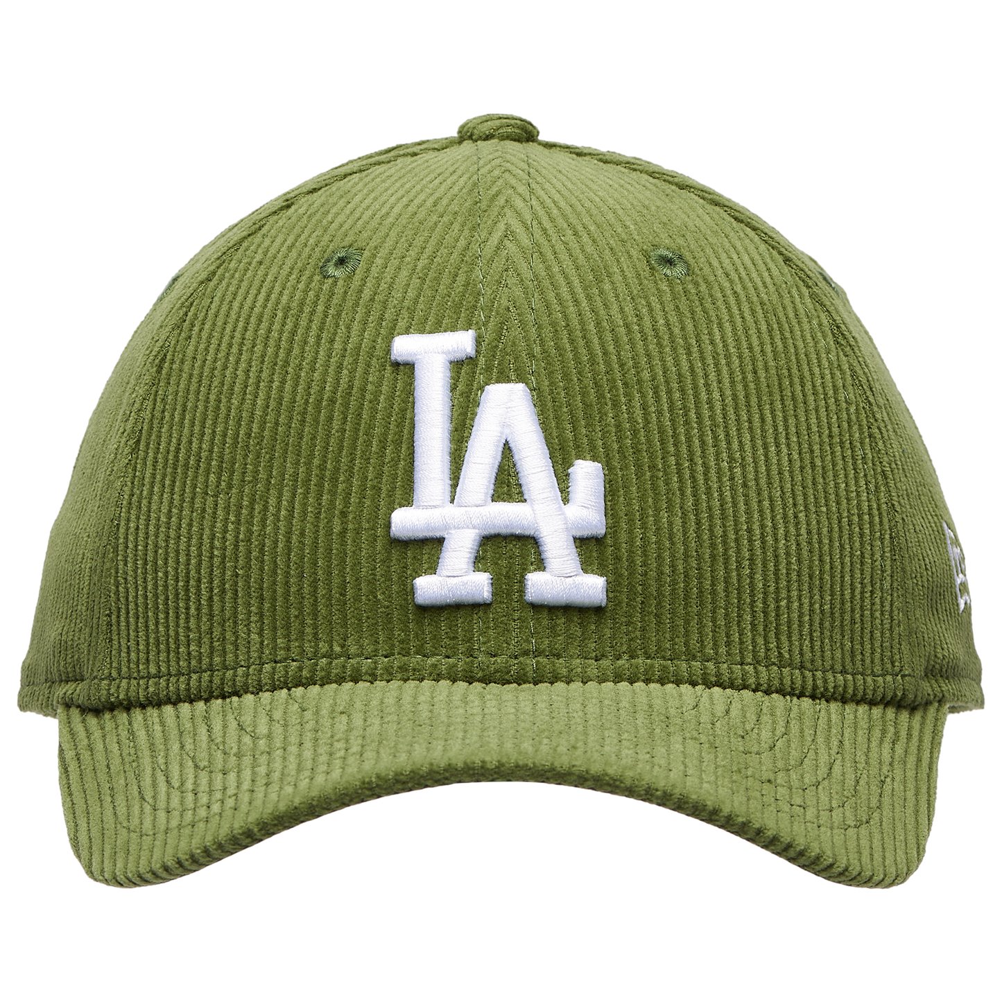 New Era Dodgers Cord 9FORTY Cap - Men's - Dark Green/White