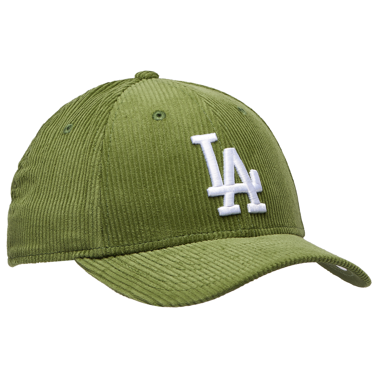 New Era Dodgers Cord 9FORTY Cap - Men's - Dark Green/White