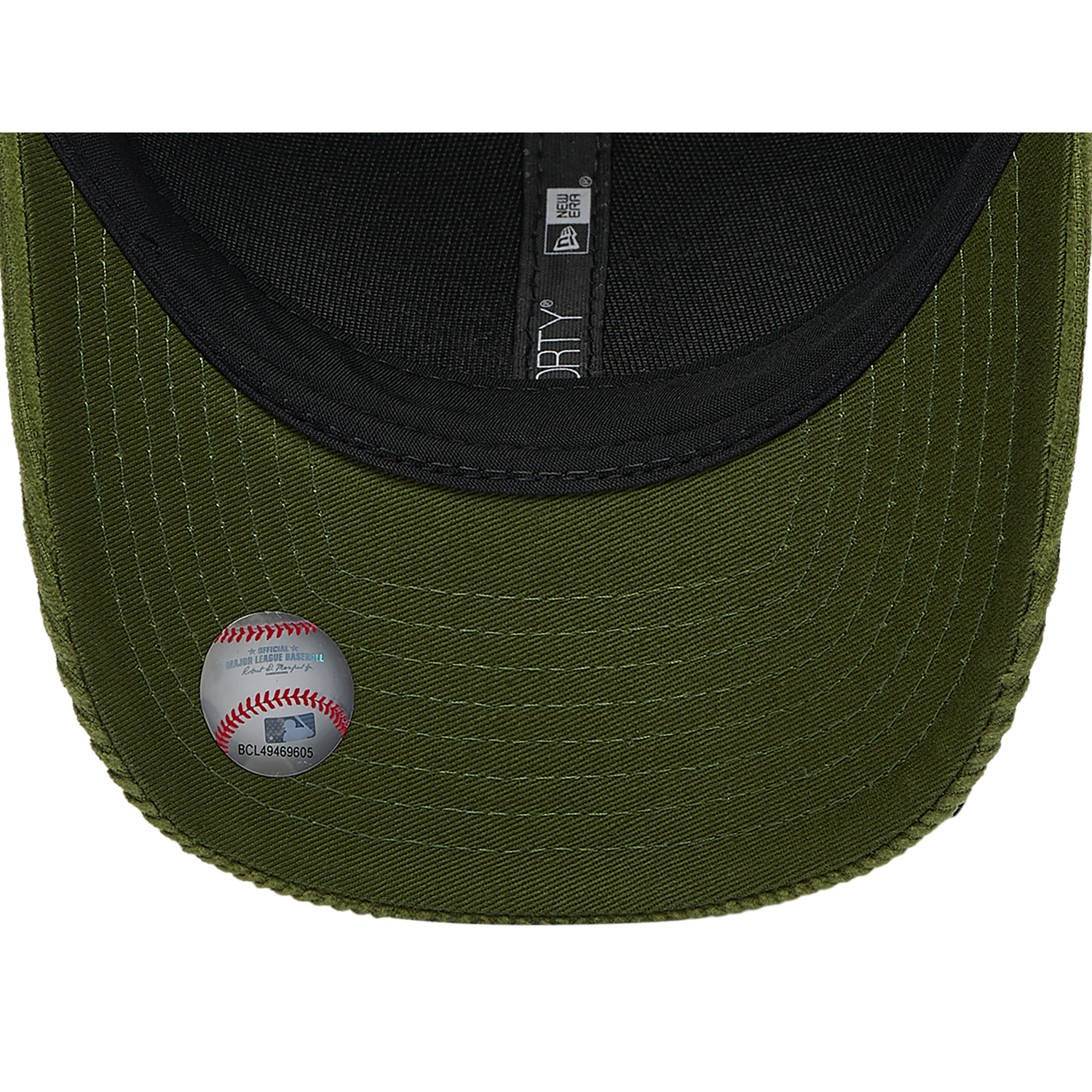 New Era Dodgers Cord 9FORTY Cap - Men's - Dark Green/White