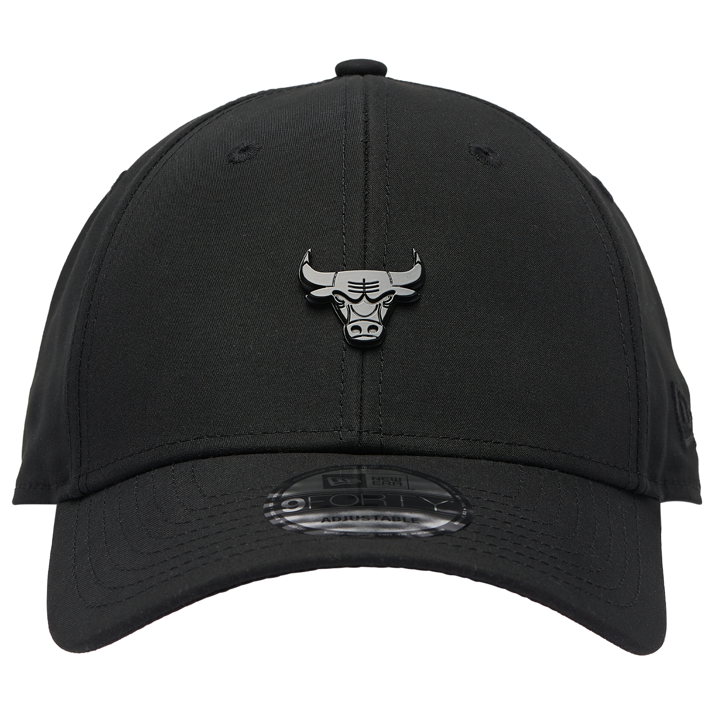 New Era Bulls Pin 9FORTY Cap - Men's - Black/Black