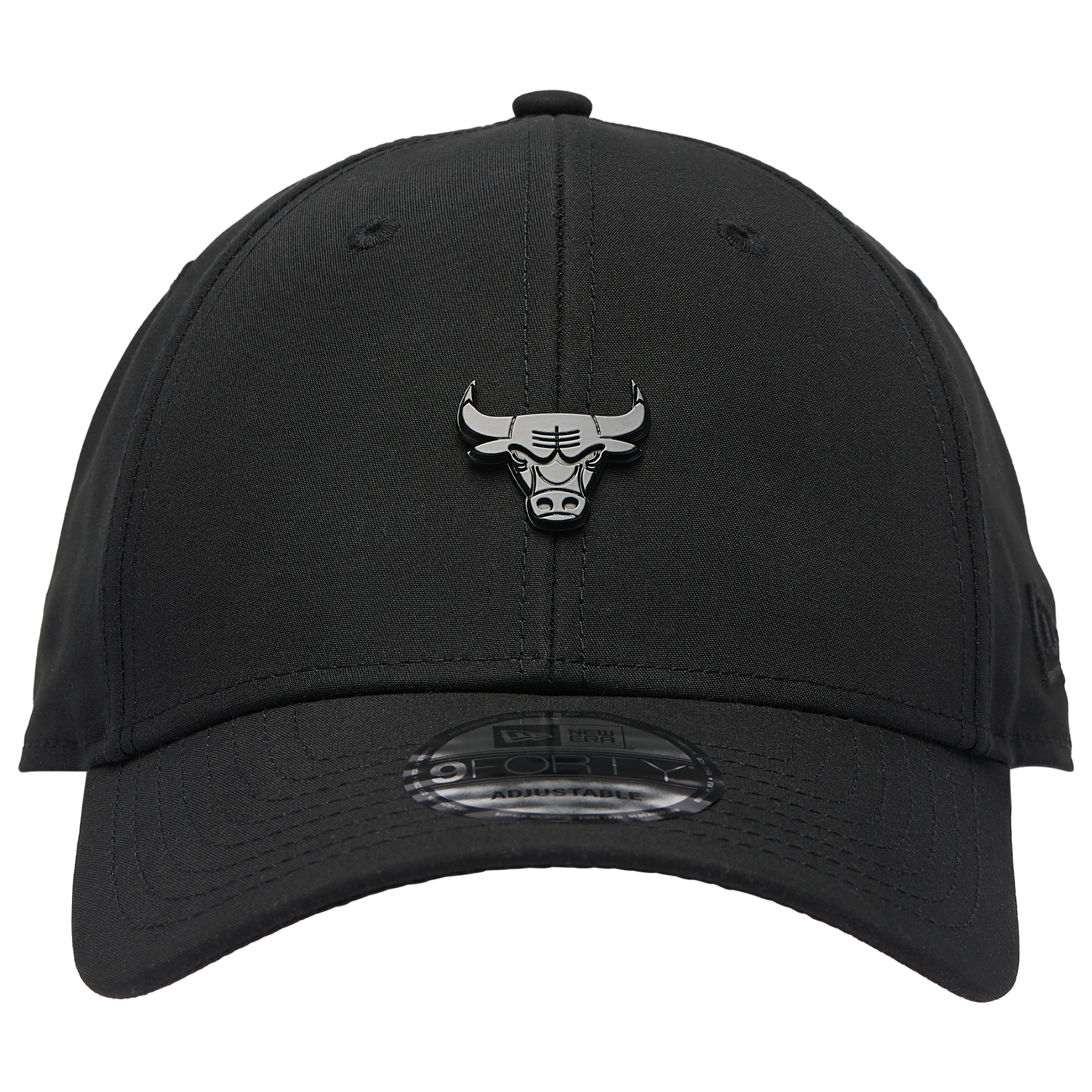 New Era Bulls Pin 9FORTY Cap - Men's - Black/Black