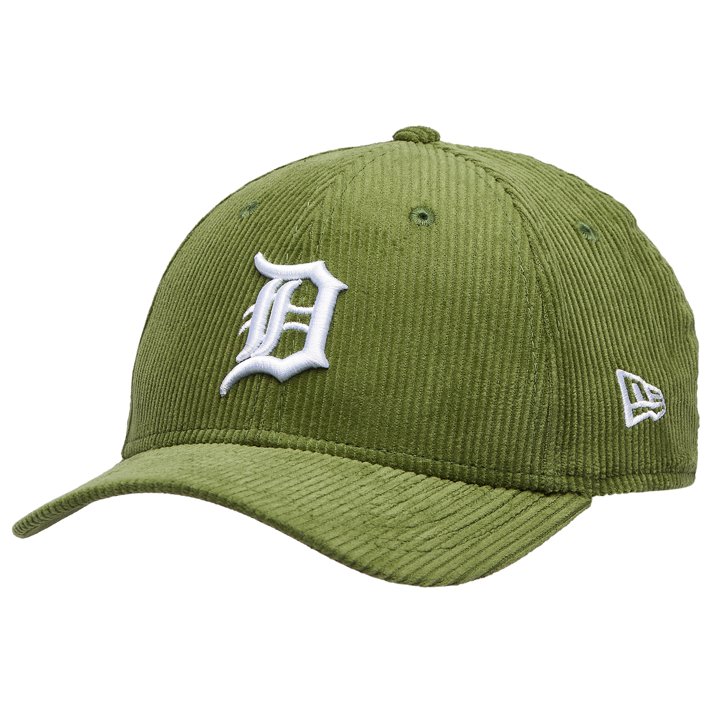 New Era Tigers Cord 9FORTY Cap - Men's - Dark Green/White