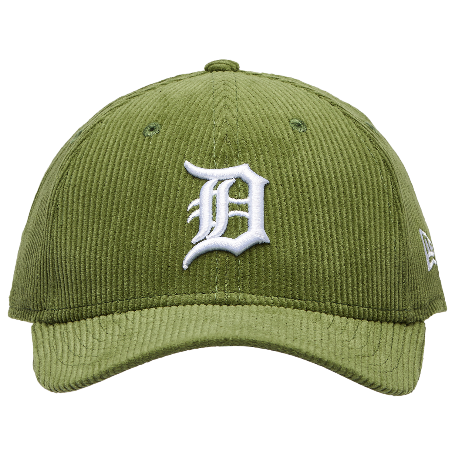 New Era Tigers Cord 9FORTY Cap - Men's - Dark Green/White