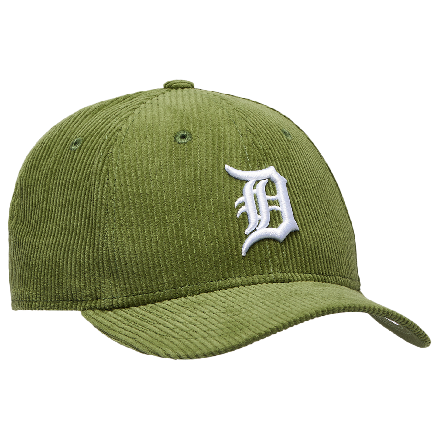 New Era Tigers Cord 9FORTY Cap - Men's - Dark Green/White