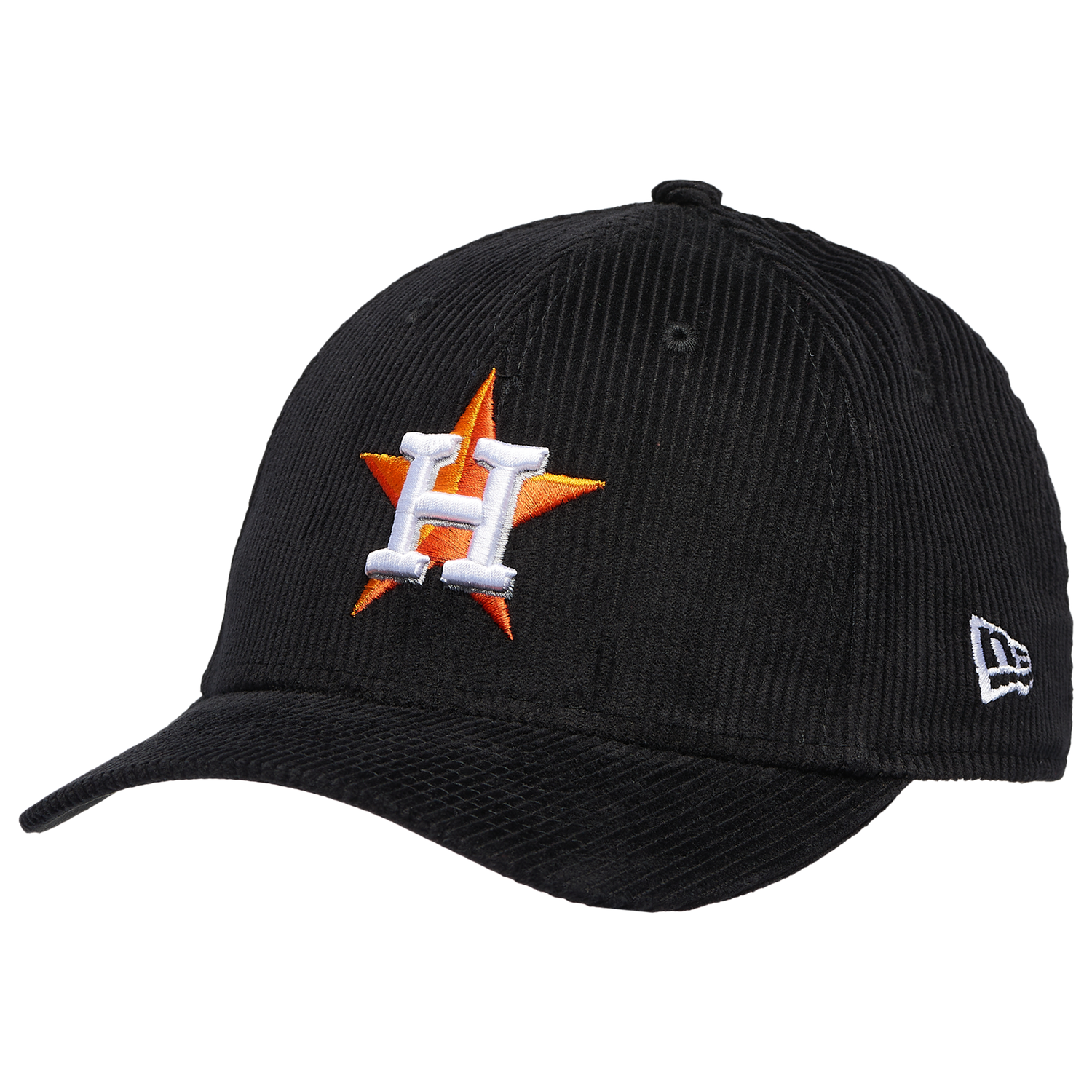 New Era Astros Cord 9FORTY Cap - Men's - White/Black
