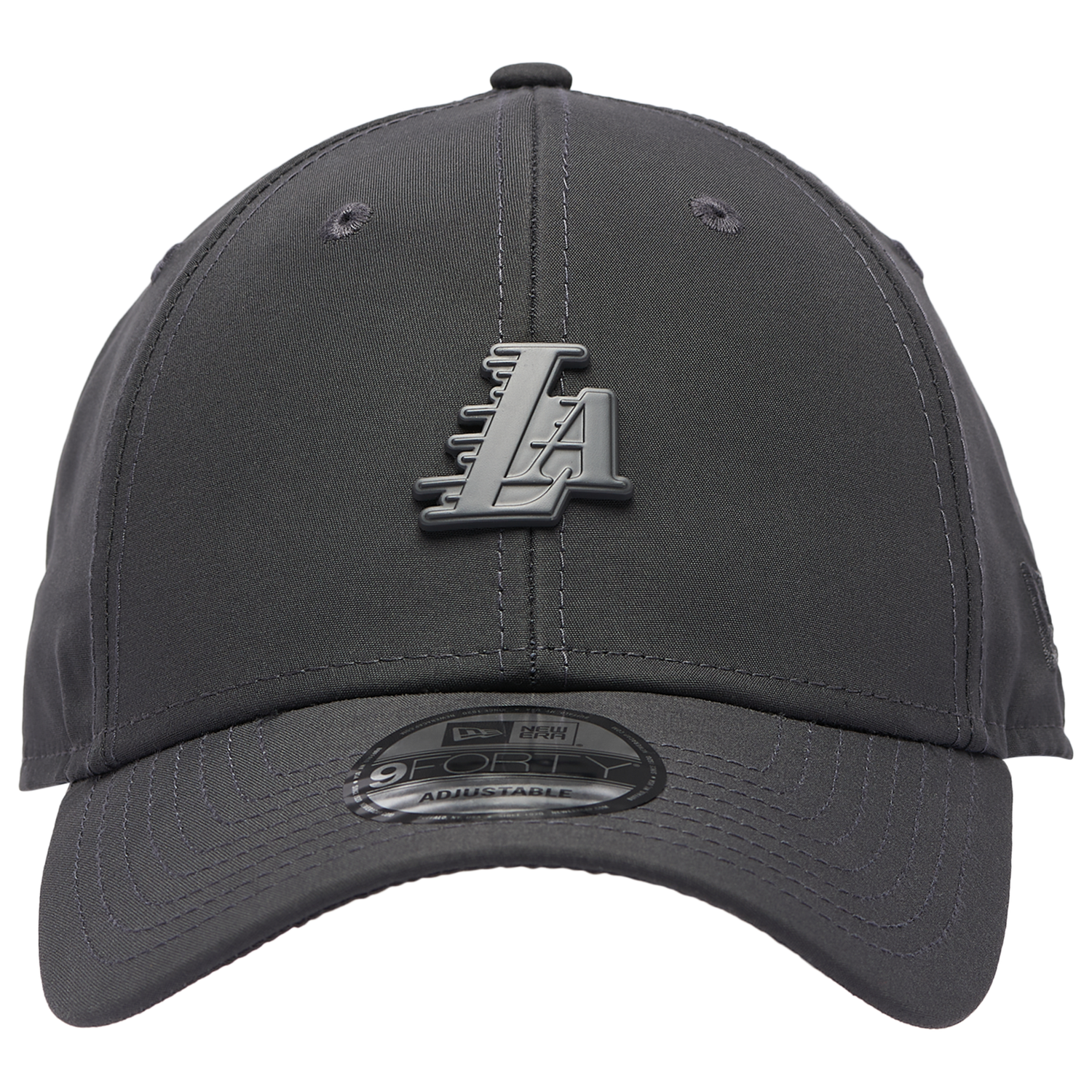New Era Lakers Pin 9FORTY Cap - Men's - Dark Grey/Grey