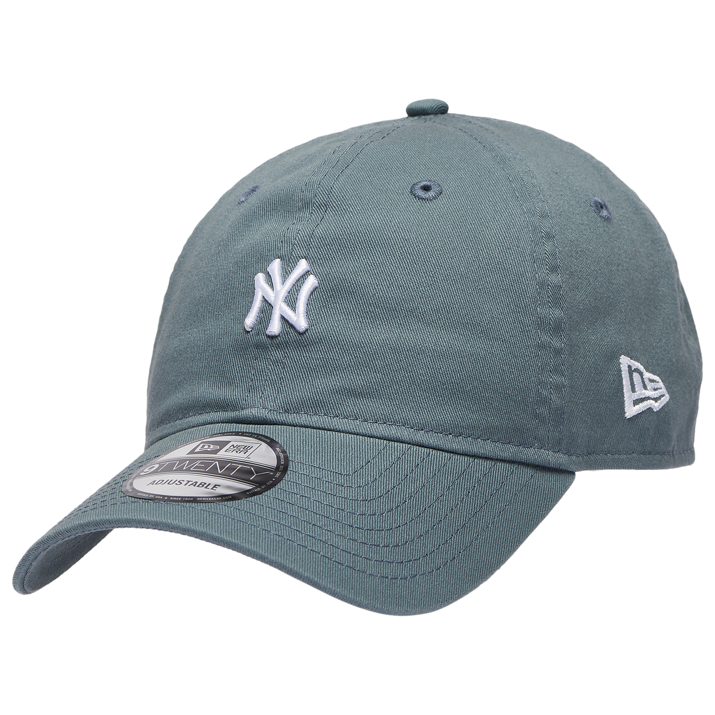 New Era Yankees Washed Mini 9TWENTY Cap - Men's - Dark Grey/White