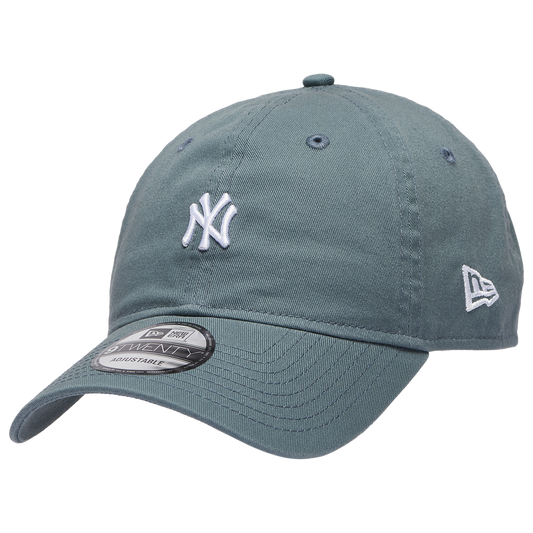 New Era Yankees Washed Mini 9TWENTY Cap - Men's - Dark Grey/White