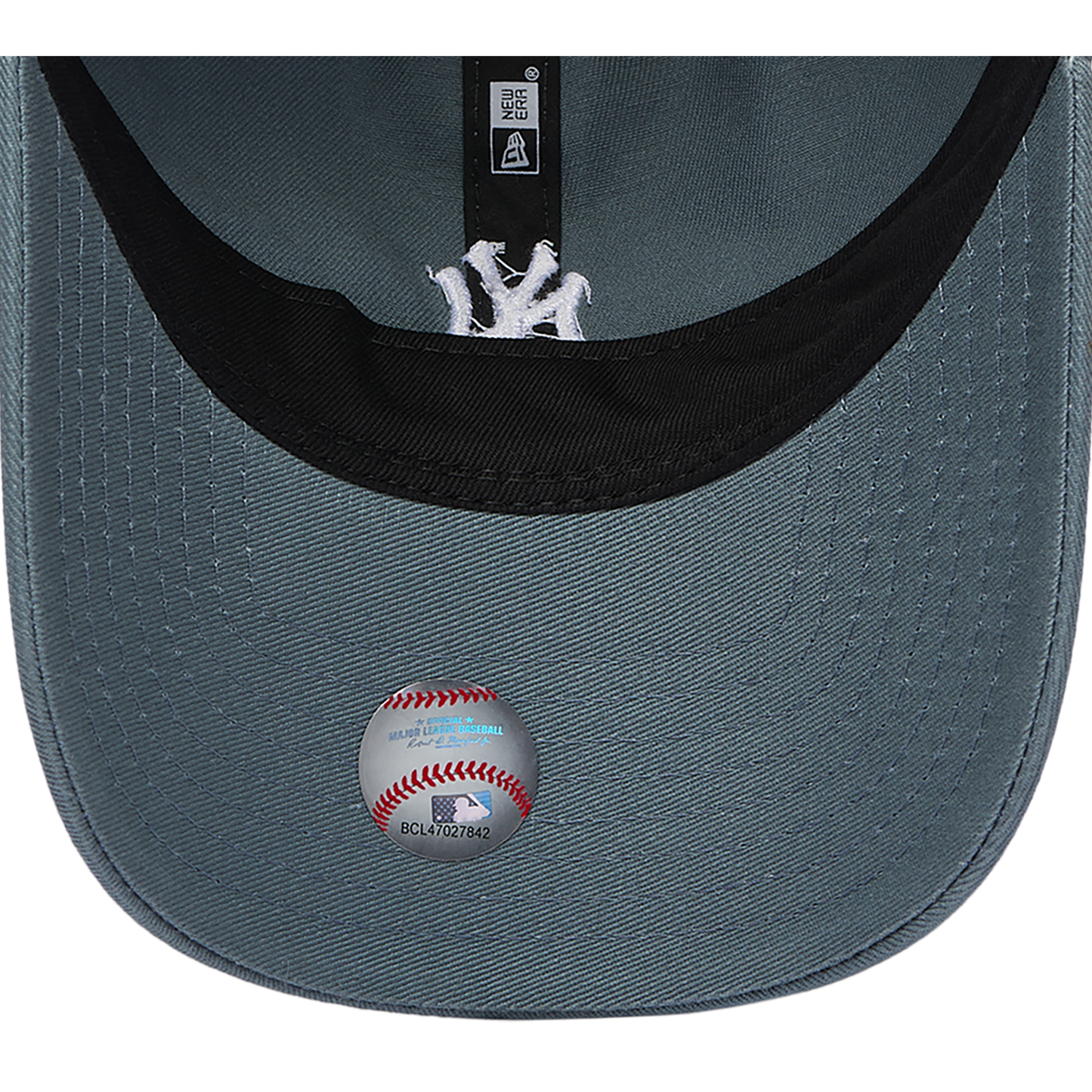 New Era Yankees Washed Mini 9TWENTY Cap - Men's - Dark Grey/White