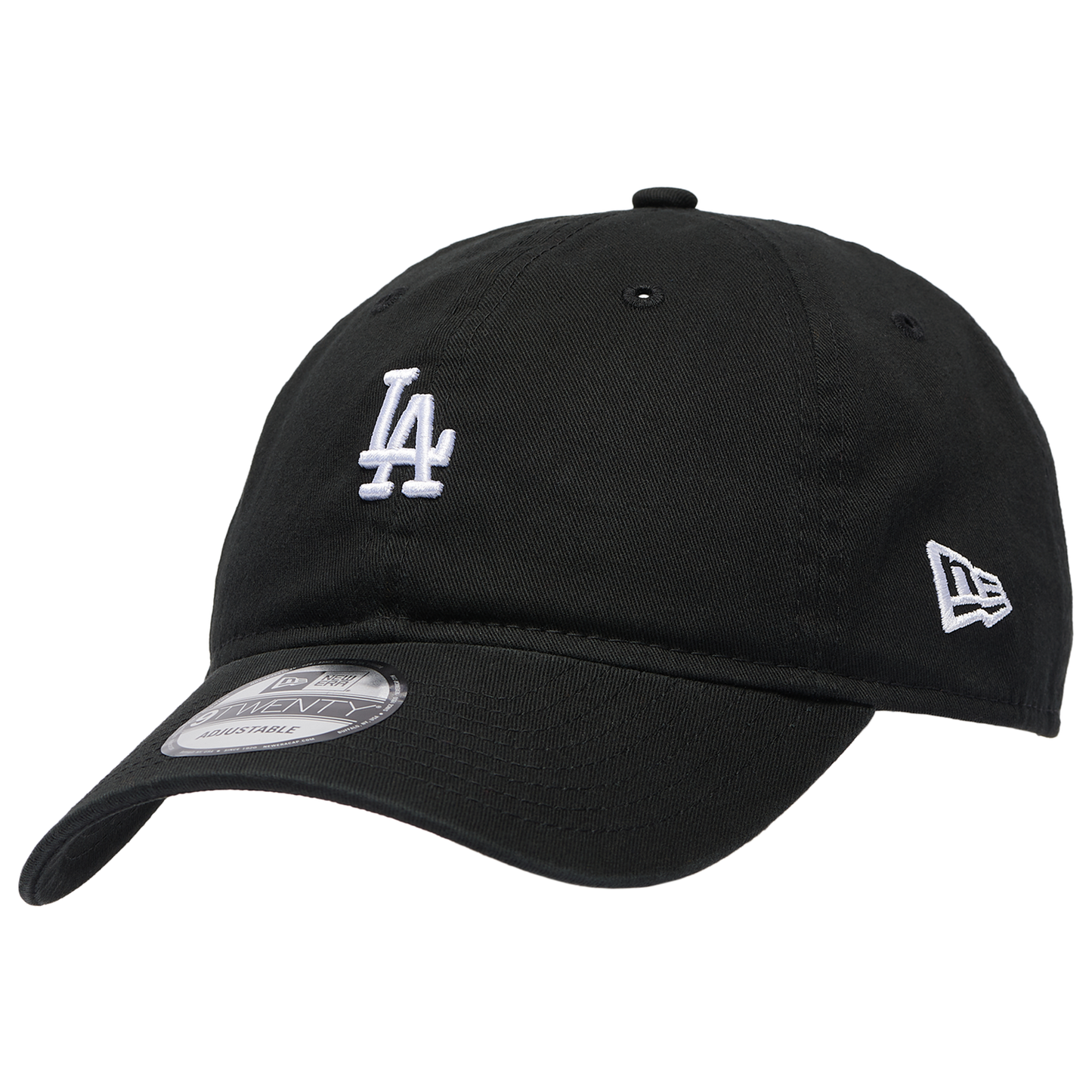 New Era Dodgers Washed Mini 9TWENTY Cap - Men's - Black/White