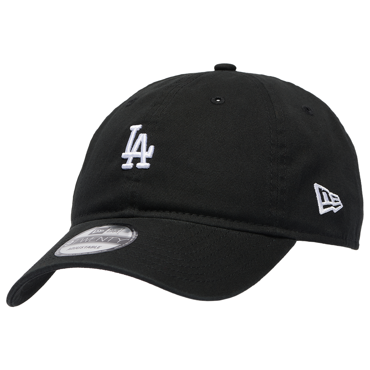 New Era Dodgers Washed Mini 9TWENTY Cap - Men's - Black/White