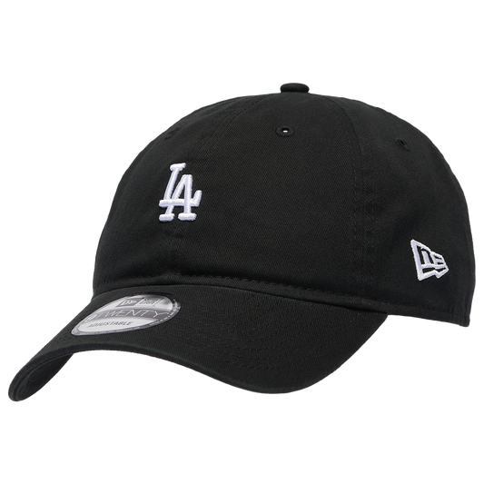 New Era Dodgers Washed Mini 9TWENTY Cap - Men's - Black/White