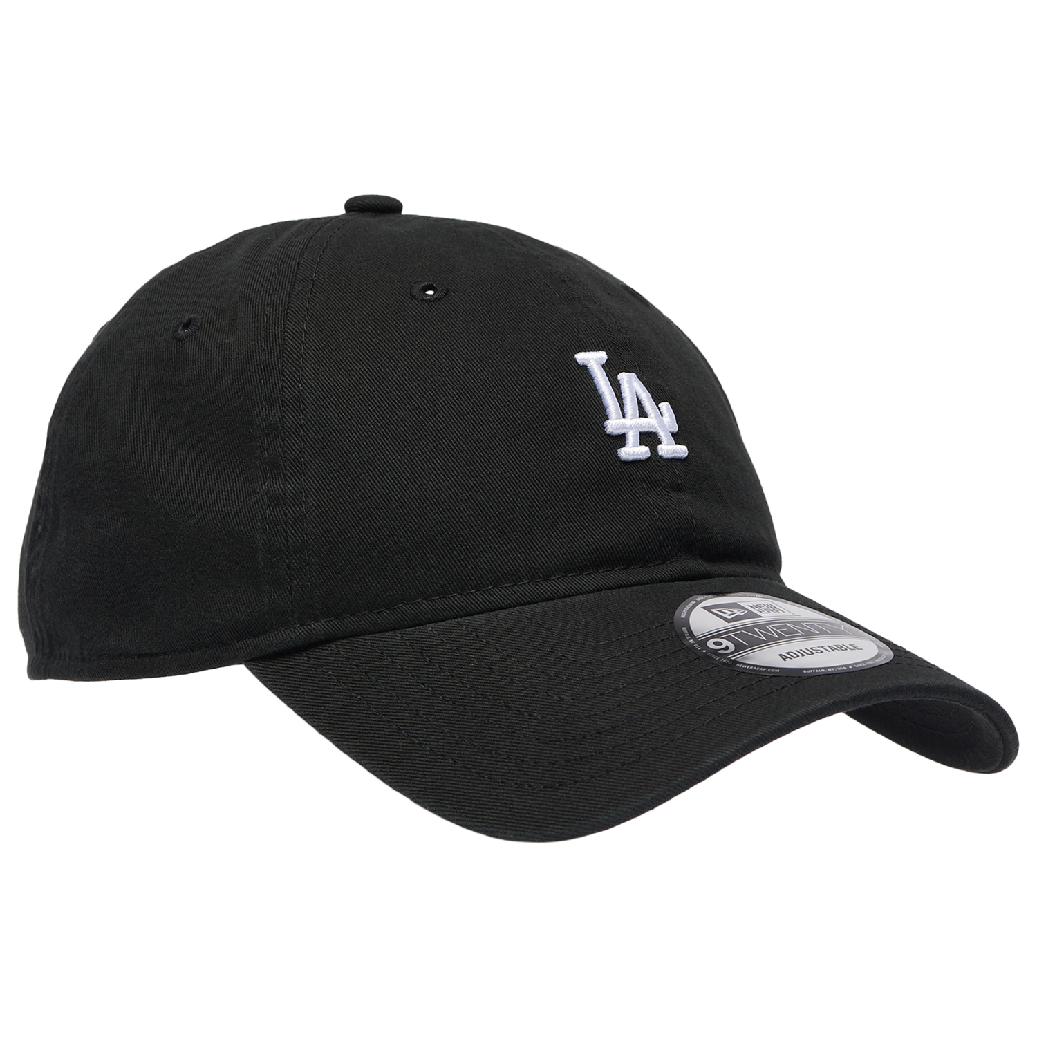 New Era Dodgers Washed Mini 9TWENTY Cap - Men's - Black/White