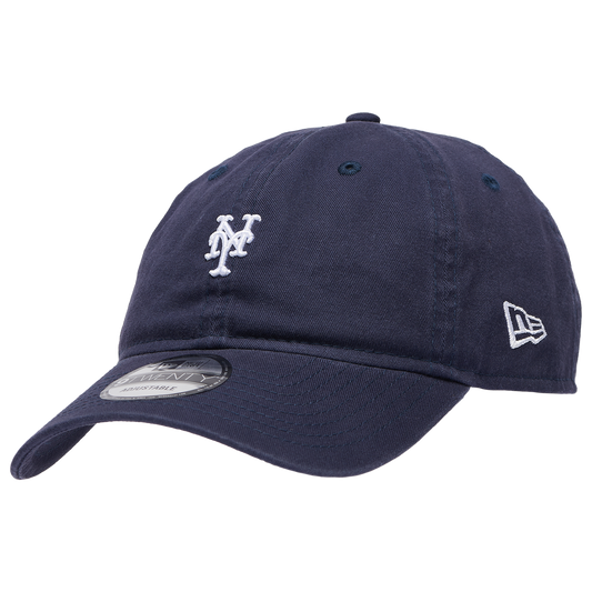 New Era Mets Washed Mini 9FORTY Cap - Men's - Navy/White