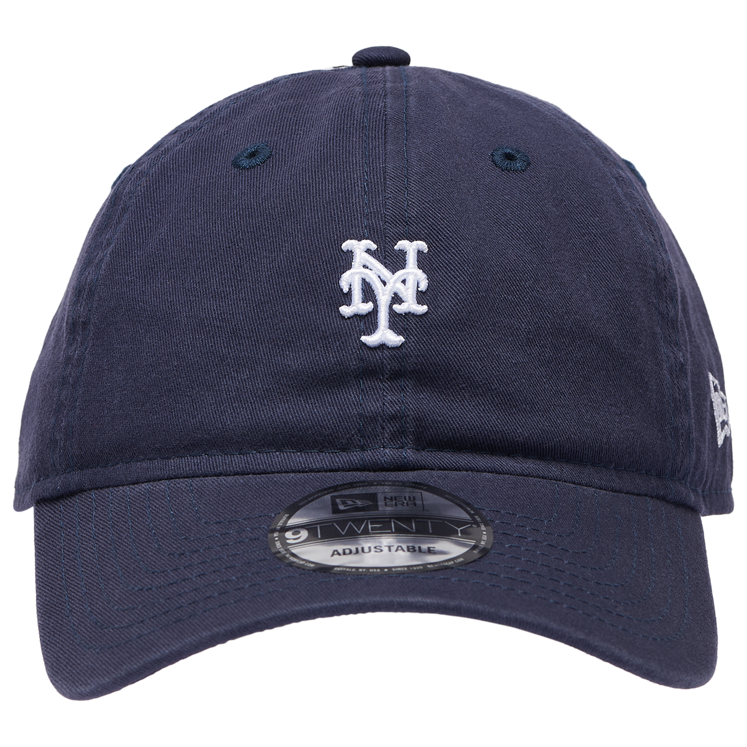 New Era Mets Washed Mini 9FORTY Cap - Men's - Navy/White