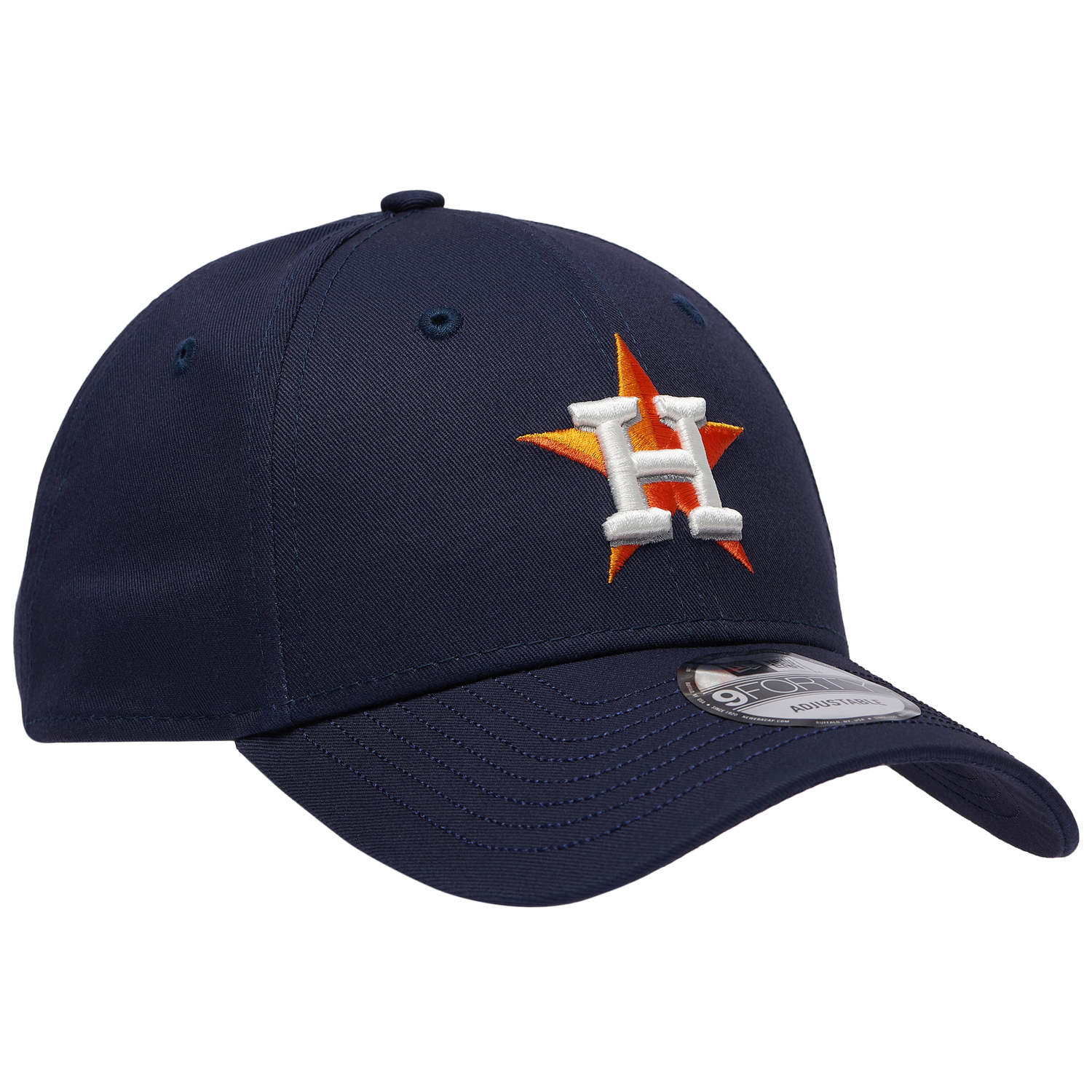 New Era Astros Visor Script 9FORTY Cap - Men's - Navy/White